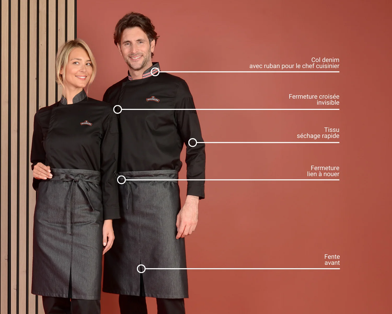 vêtements de restauration, la tenue de cuisinier